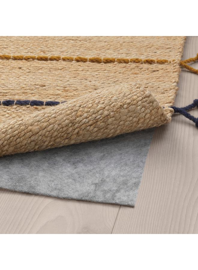 erorex Rug, Flatwoven, Handmade Natural/Multicolour, 70X160 Cm - Image 4