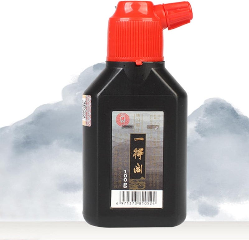 klarako Japanese Sumi Ink Black Color Chinese Brush Calligraphy Ink Painting Drawing Works Ink, Black  100g - Image 2