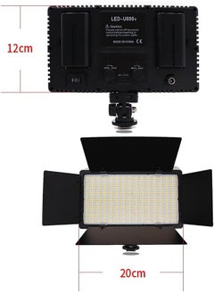 PADOM Padom 600 LED light video light kit , rechargeable and plug-powered camera video light, 3200K-5600K camera video light， rechargeable and plug-powered video conference live light LED LIGHT  - Image 3