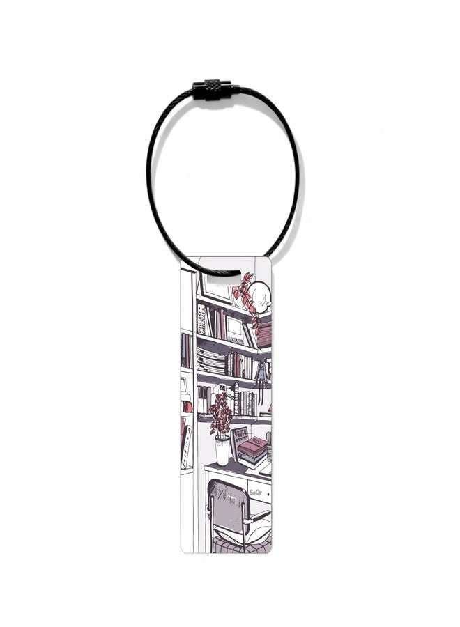 SeQR Smart QR Code Bag Tag ? Lost & Found Custom Namefor College, School, Backpack, Luggage, Stroller ? Waterproof Metal ID Tag with Wire Cable ? Teens Travel Accessory ? Scan & Contact - Image 2
