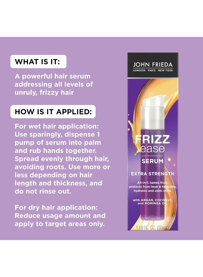 John Frieda Frizz Ease Extra Strength Hair Serum - Image 4