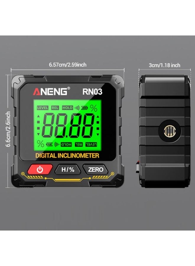 ANENG Digital Display Magnetic Inclinometer Laser Level, RN03 - Image 3