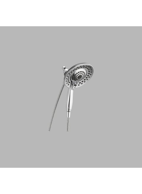 Delta Faucet 5Spray Setting In2ition 2in1 Showerhead with Handshower I Overhead and Handheld Shower I Shower head for Bathroom with Hose I 10 Year Warranty I Magnetic Docking I Chrome 58045