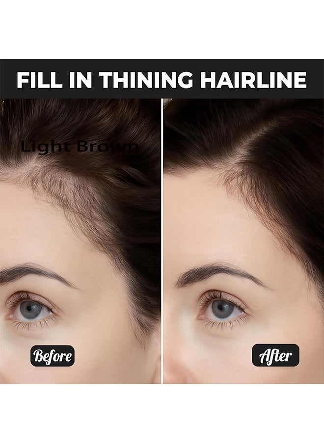 EELHOE Hair Color Stick with Built-In Comb - Waterproof and Sweatproof Hair Dye - 2025 New 2-in-1 Hair Color Dye, Gray Hair Cover Up, Hair Dye for Gray Hair Coverage (Light Brown) - Image 3