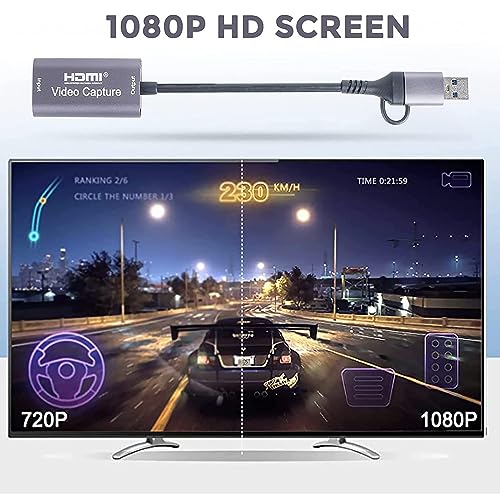 Etzin Video Capture Card, 4K Cam Link Card HDMI to USB 3.0 Capture Card 1080P 60FPS Device for Streaming, Compatible with Mac OS System Windows for PS4/5, Nintendo Switch, Xbox (EPl-974H) - Image 3