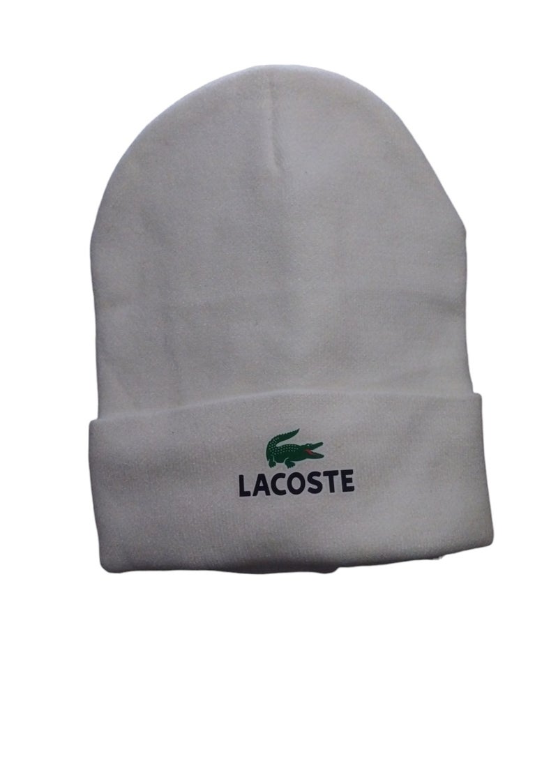 LACOSTE Ice Cap |Cap | Stylish Ice Caps | Insulated Headwear | Versatile Cold Weather Gear | Trendy Winter Accessories | Durable Outdoor Headgear | ColdWeather Headwear | Affordable Winter Hats  - Image 1