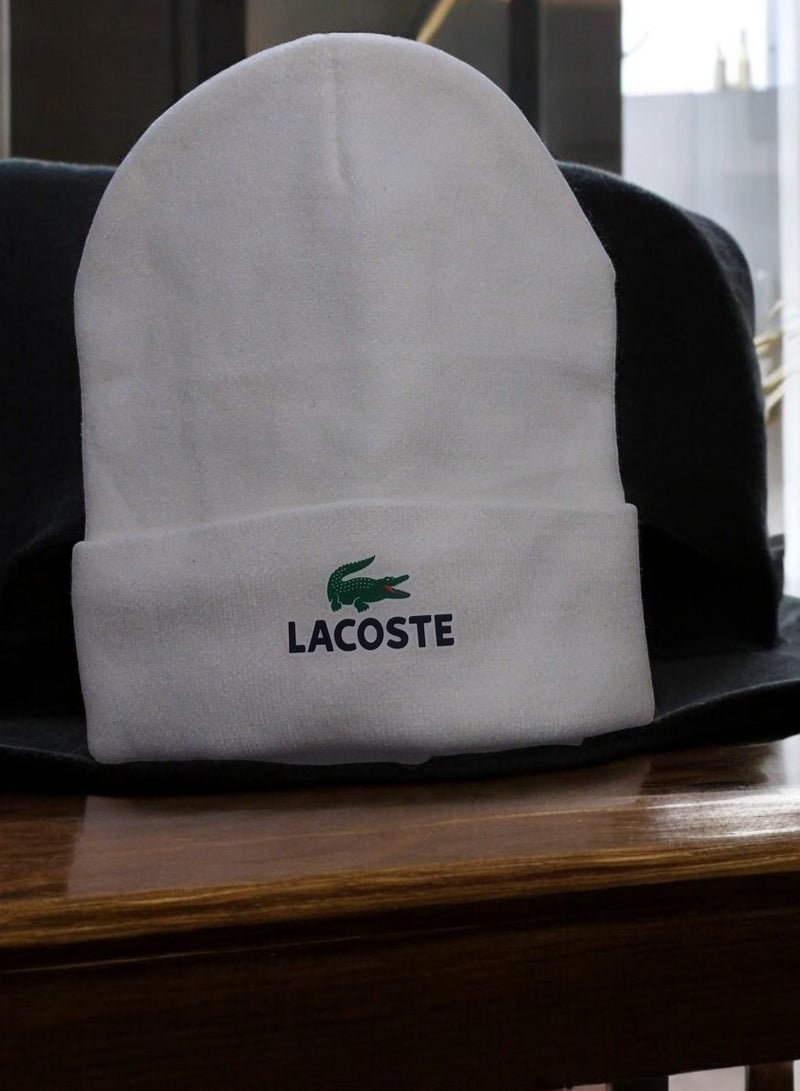 LACOSTE Ice Cap |Cap | Stylish Ice Caps | Insulated Headwear | Versatile Cold Weather Gear | Trendy Winter Accessories | Durable Outdoor Headgear | ColdWeather Headwear | Affordable Winter Hats  - Image 2