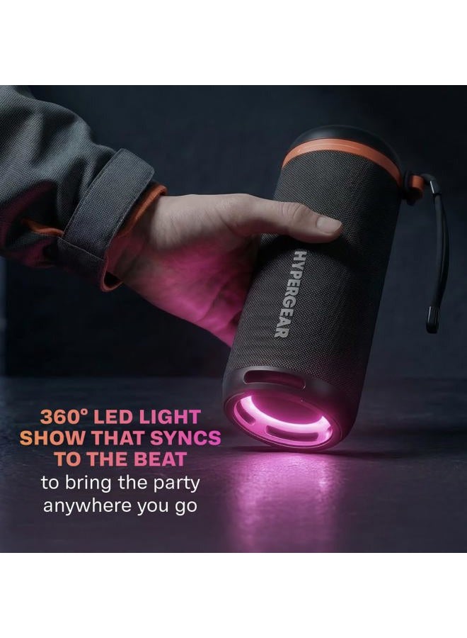 HyperGear Bluetooth Speaker with HD Sound, Portable Wireless, IPX4 Water-Resistant, 8H Non-Stop Playtime, TWS Pairing, BT5.4, for Home/Party/Outdoor/Beach/Birthday Gift - Image 4