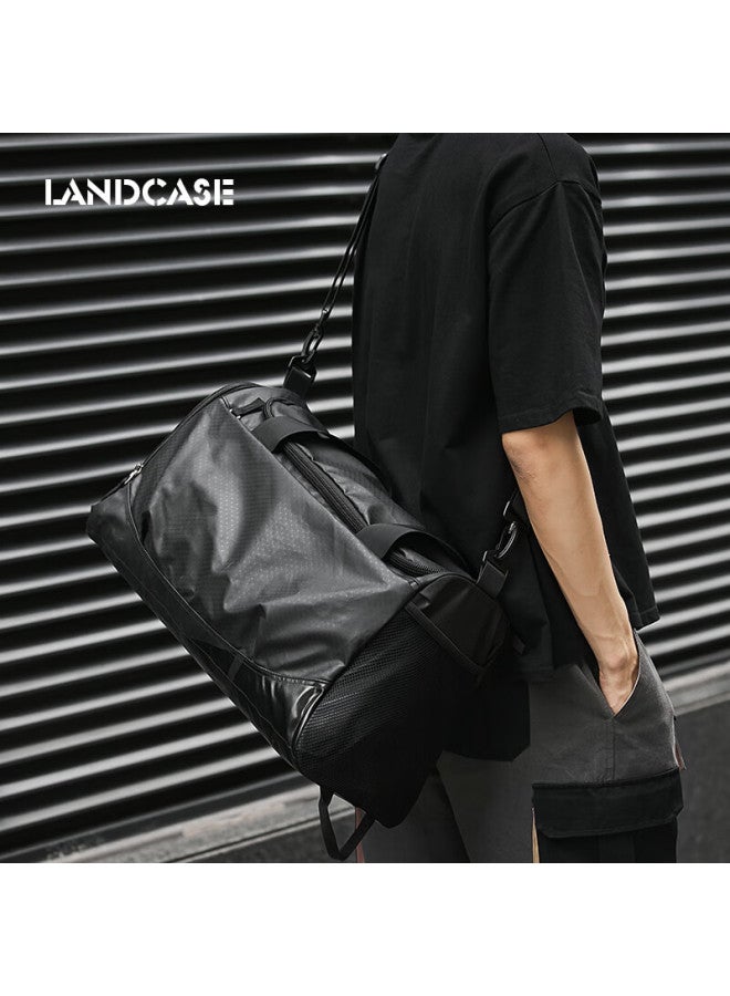 Landcase Travel Bag, Men's Handheld Luggage Bag, Business Trip Sports Fitness Bag, Short-distance Luggage Bag, Large Capacity Travel Bag For Business Trips - Image 1