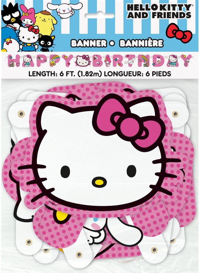 Unique لافتة هالو كيتي المفصلية الفريدة، مستلزمات الأحداث والحفلات - Image 2