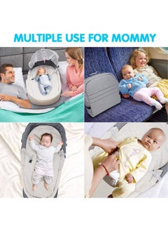 Portable Baby Bed Travel Bassinet with Mosquito Net and Awning, Foldable Infant Crib, Baby Cots for Newborn Grey - pzsku/ZAA10E5103080DCB1BE54Z/45/_/1687228499/4a799198-87cf-43fe-9abb-9a857900b235