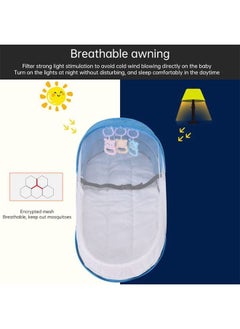 Portable Baby Bed Travel Bassinet with Mosquito Net and Awning, Foldable Infant Crib, Baby Cots for Newborn Grey - pzsku/ZAA10E5103080DCB1BE54Z/45/_/1687228501/0dd81865-584f-4b67-8b20-7f7ef3ddd225