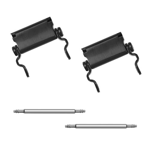 Ozzagar Watch Adapter Compatible with LEATHERMAN TREAD Multitool Bracelet Compatible with 22 mm Lug Width Watch, Made of Precision Machined Stainless Steel (22mm, Black) - Image 1