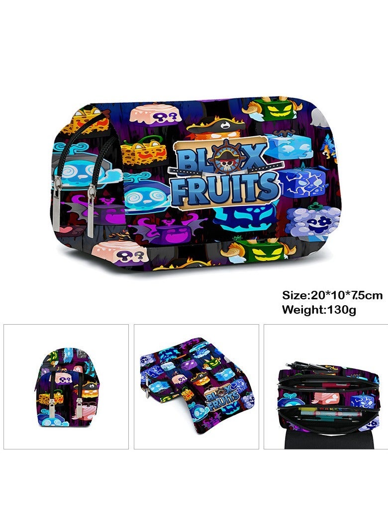 Blox Fruits Cartoon Pencil Case Pencil Box