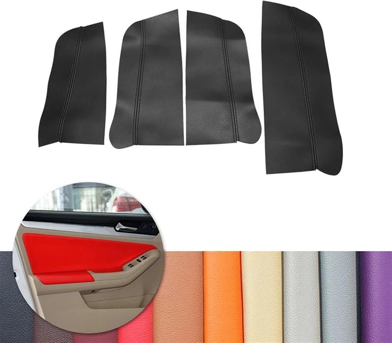 QASULER Microfiber Leather Door Armrest Cover for VW Jetta MK6 - Image 4