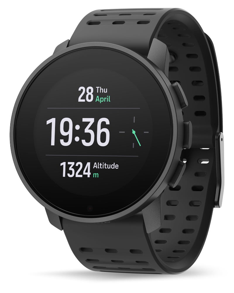 Suunto ساعة رياضية GPS SUUNTO 9 Peak Pro، عمر بطارية يصل إلى 30 يومًا، ساعة متعددة الرياضات 95+ مع تحليل تمارين التدريب، دعم متقدم للصحة والتعافي، قياس معدل ضربات القلب في المعصم، باللون الأسود - Image 1