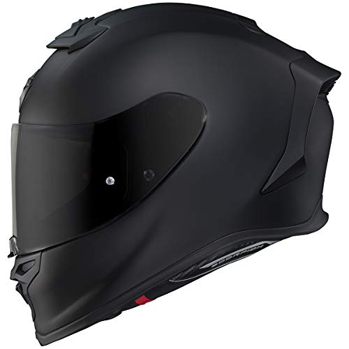 ScorpionEXO R1 Air Full Face Motorcycle Helmet with Pinlock Shield and Bluetooth Ready Speaker Pockets DOT ECE Solid (Matte Black - Large) - Image 2