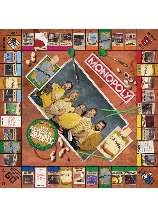 USAopoly - Monopoly: It'S Always Sunny In Philadelphia ; Award Winning Fx Sitcom 2 6 Players - Image 1