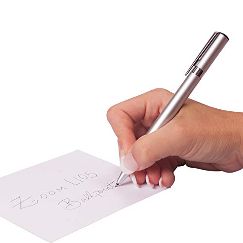 Tombow 55110 ZOOM L105 Ballpoint Pen, Silver, 1-Pack. Slim Tapered Design for Comfortable, Everyday Writing - Image 2
