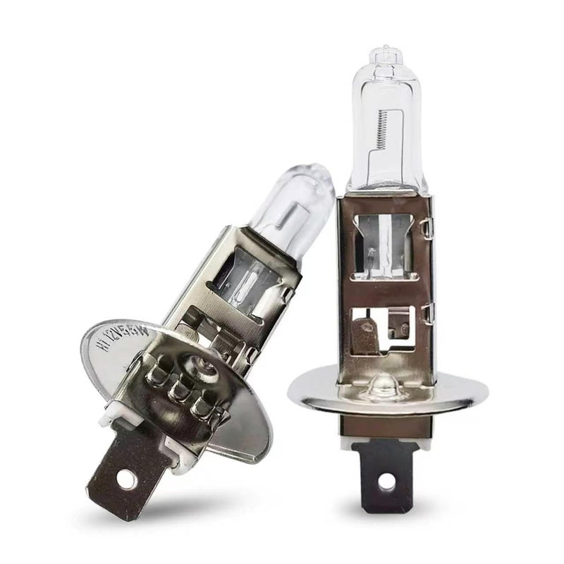 gunhunt 2 PCS Car H155W Halogen Bulb 12V Quartz Lamp Ultrabright Beam LowHigh Beam Fog Light Replacement Allinone Plug and Play Bulb Universal Lighting for Car Warm White Light - Image 3