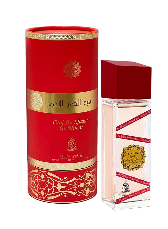 Shaikh Saeed Oud Al Khamr Al Ahmar Unisex Eau De Parfum 100ml - Image 4