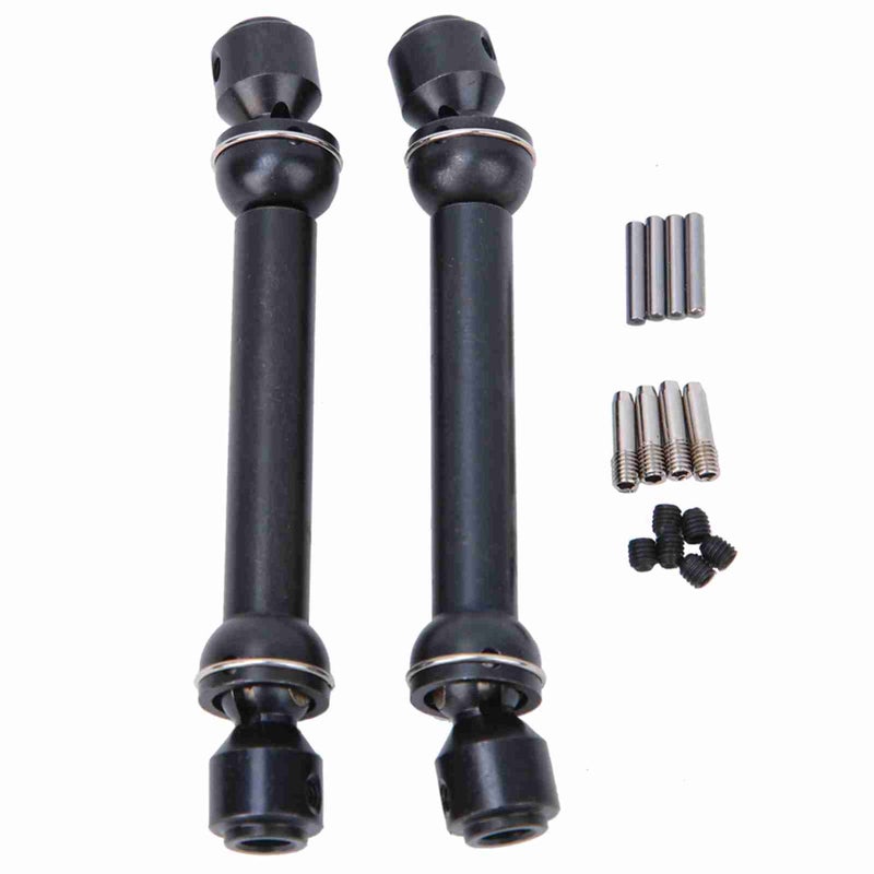 2pcs Telescopic Metal Drive Shaft Fit for SCX10 D90 RC Crawler RC Accessories (112-152mm) - Image 1