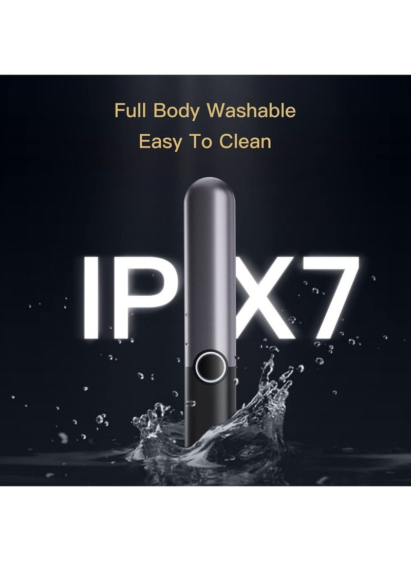 SYOSI Electric Ear and Nose Hair Trimmer Cordless Eyebrow Removal Clipper Razor Shaver Trimmer for Men Women IPX7 Waterproof Type-C Fast Charging with Rechargeable Battery Travel Lock 6000RPM, Black - Image 5