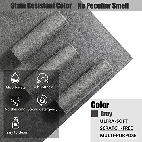KTT Microfiber Cleaning Cloth,Reusable Thickened Magic Cleaning Cloth.Streak Free Miracle Cleaning Cloth for Home,Window,Mirror Glass and Cars.(12" x 16",8 Pack) - Image 4