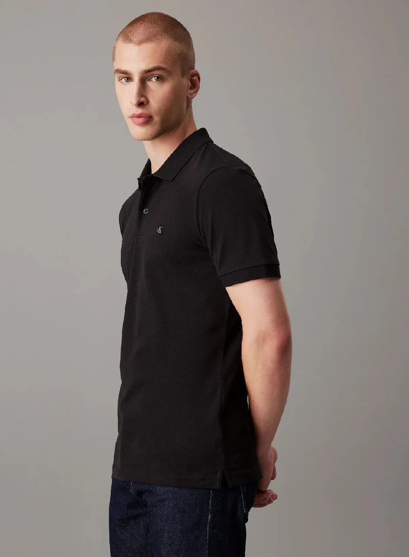 Calvin Klein Jeans Slim Cotton Stretch Polo Shirt