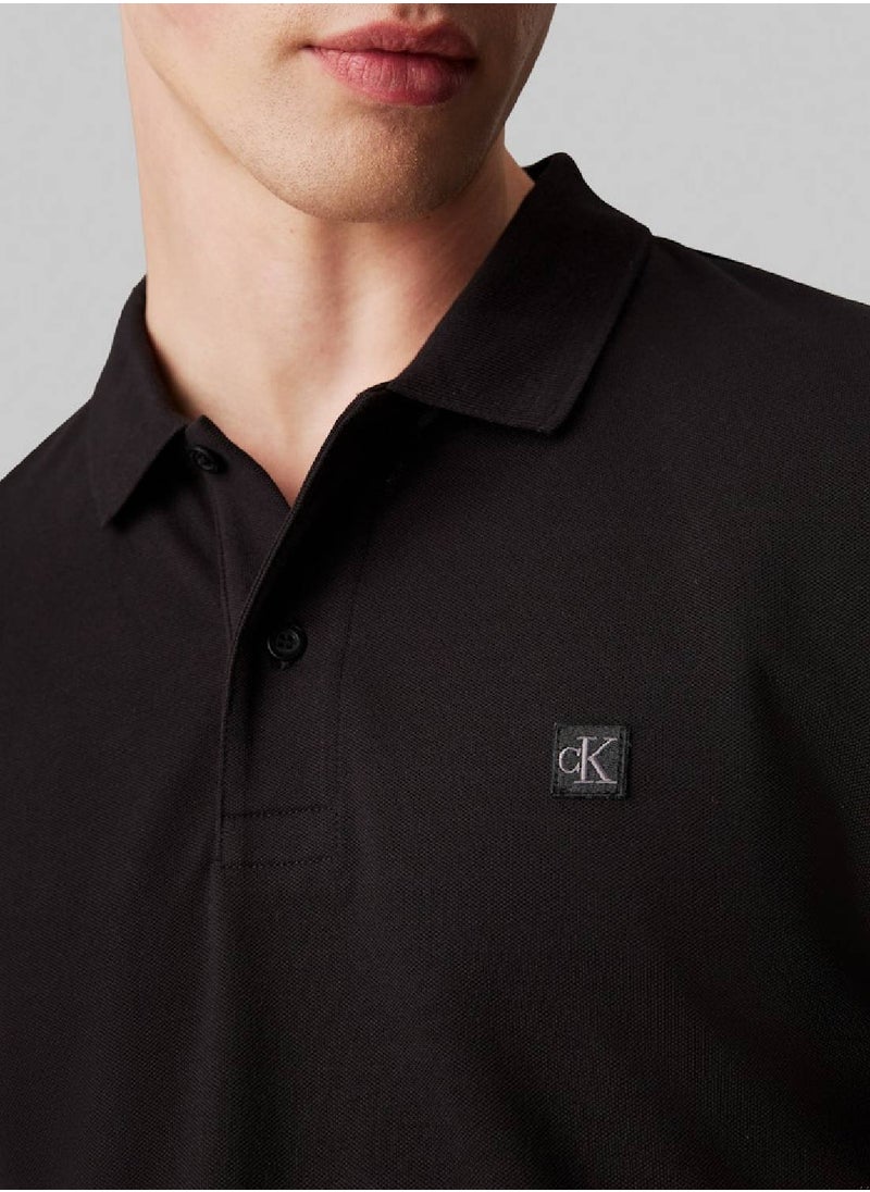 CALVIN KLEIN Slim Cotton Stretch Polo Shirt  - Image 4