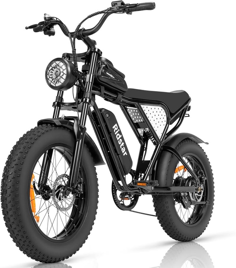 Challengers E140-16A 60V 1000W 16000 AMPS Electric Bike, Blue - Image 4