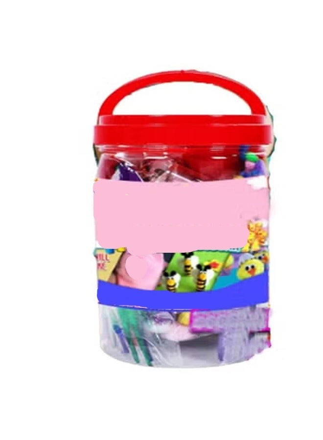 1000-Piece Mega Arts and Craft Colourful Supplies Jar Kit For Kids, 4+ Years - Image 2