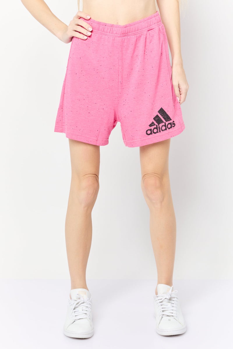 Adidas Women Sportswear Fit Training Shorts, Pink  - Image 1