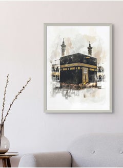 Art Decor Art Decor Framed Islamic Wall Art of Kabah Holy Kabaah Painting Fine Art Wall Décor for Living Room Bedroom Dining Room Office Gifting  - Image 2