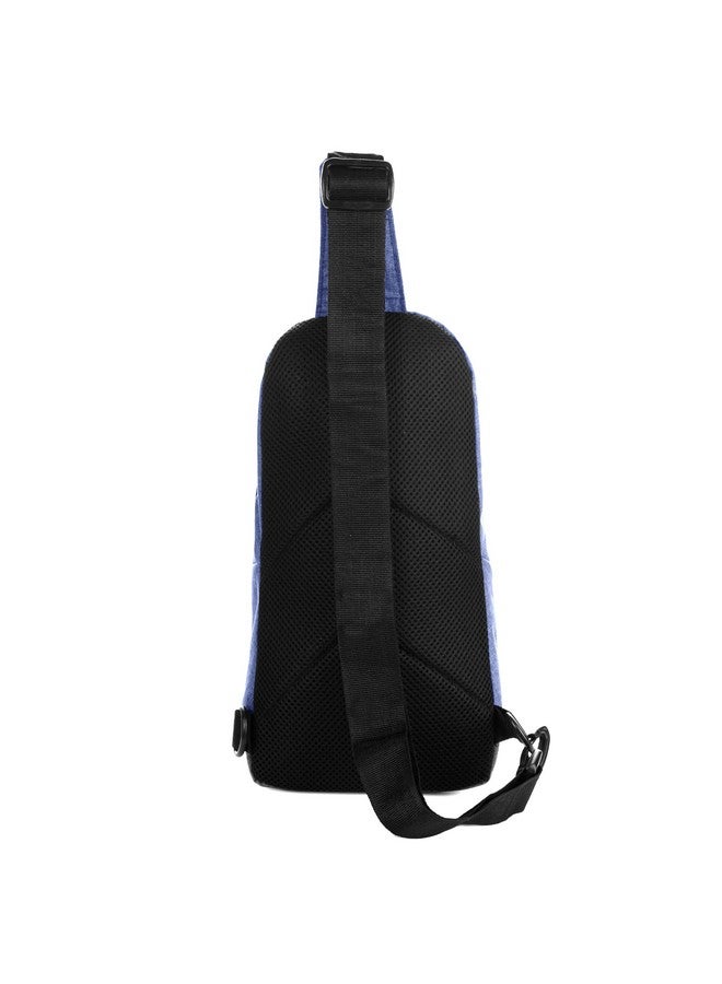 FAMEUS Unisex Sling Crossbody Chest & Shoulder Bag for Men, Women, Boys & Girls with Adjustable Strap for Comfortable Commuting Travel Outdoor Activities (Denim Blue) - Image 5