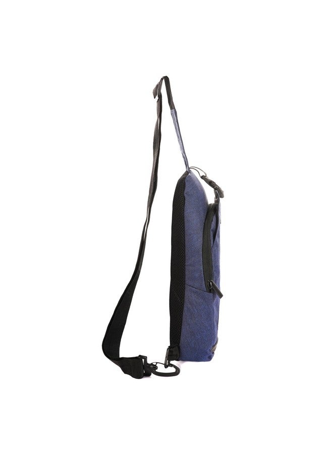 FAMEUS Unisex Sling Crossbody Chest & Shoulder Bag for Men, Women, Boys & Girls with Adjustable Strap for Comfortable Commuting Travel Outdoor Activities (Denim Blue) - Image 4