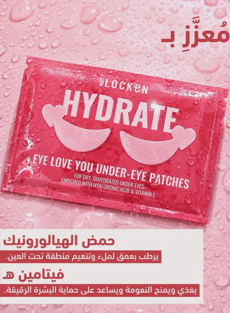 Locken Eye Love You Hydrate Under-Eye Patches - Pack of 3 - Image 3
