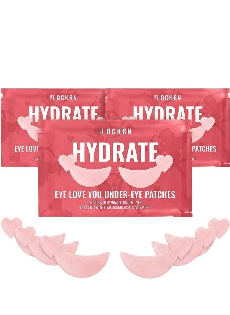 Locken Eye Love You Hydrate Under-Eye Patches - Pack of 3 - Image 1