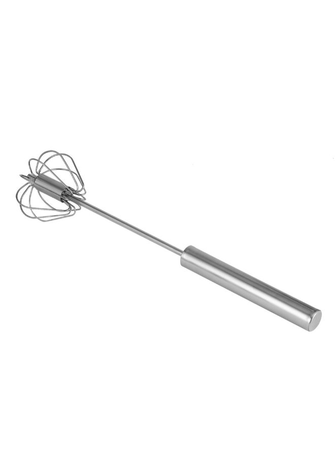MANBO Semi-Automatic Egg Whisker Silver 30.2 x 6.52 x 6.52cm - Image 2