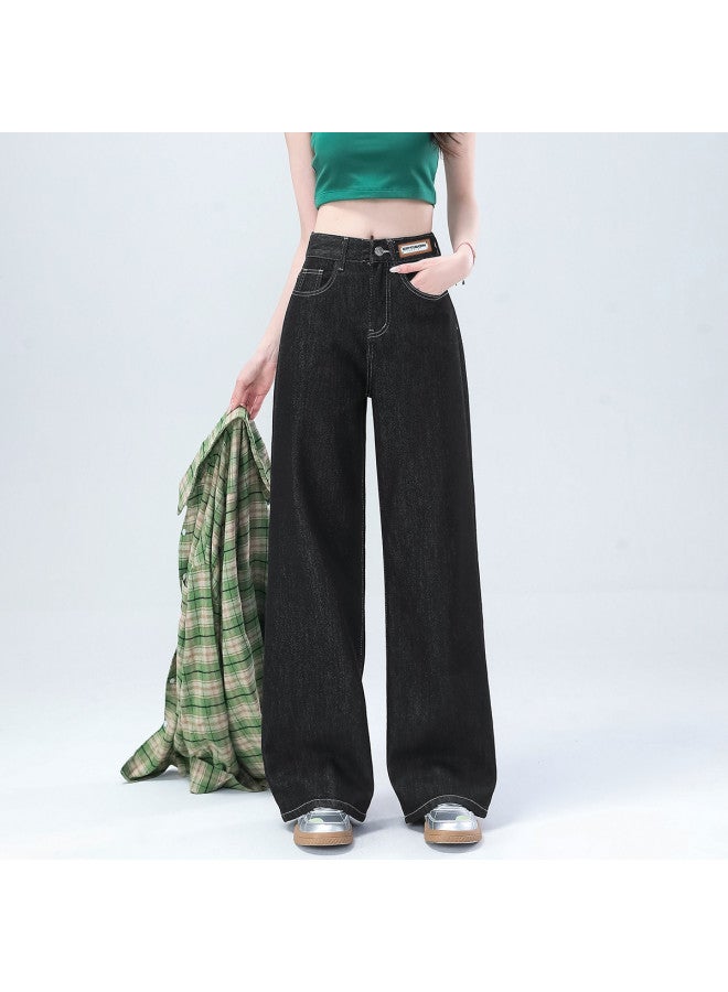 EPTISON High Waist Wide Leg Jeans For Women - 2025 Summer Fashion Loose Fit Versatile Slimming Floor-length Wide Leg Pants - Image 2