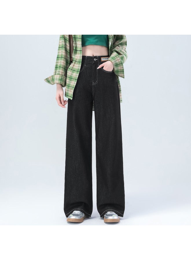 EPTISON High Waist Wide Leg Jeans For Women - 2025 Summer Fashion Loose Fit Versatile Slimming Floor-length Wide Leg Pants - Image 3