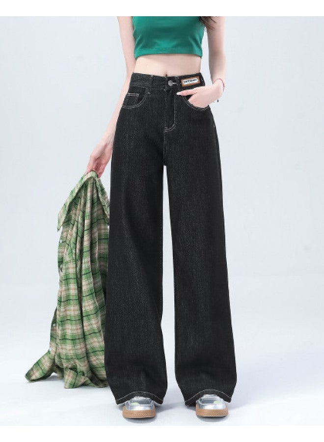 EPTISON High Waist Wide Leg Jeans For Women - 2025 Summer Fashion Loose Fit Versatile Slimming Floor-length Wide Leg Pants - Image 1