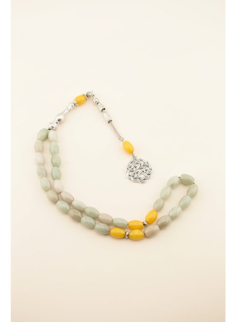 Kamins Collection Light Green Agate& Yellow Jade - Image 3