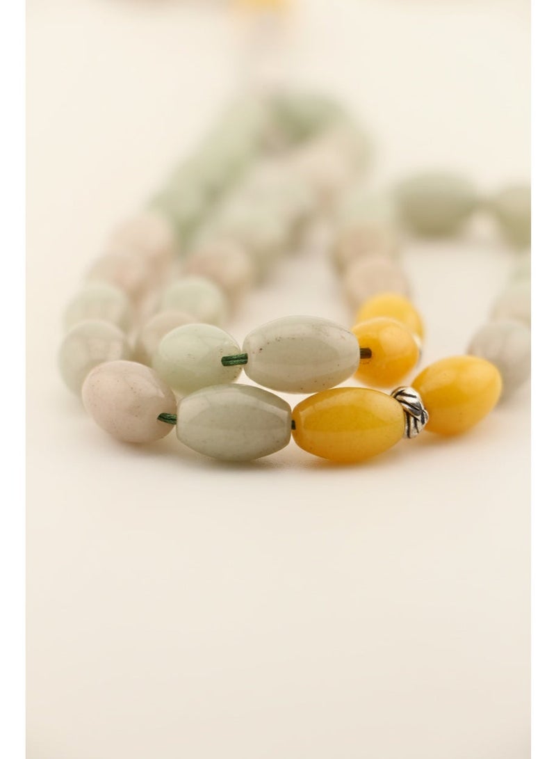 Kamins Collection Light Green Agate& Yellow Jade - Image 5