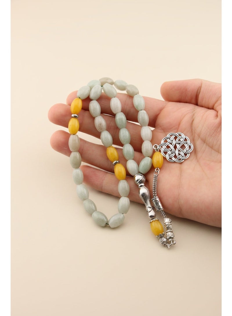 Kamins Collection Light Green Agate& Yellow Jade - Image 4