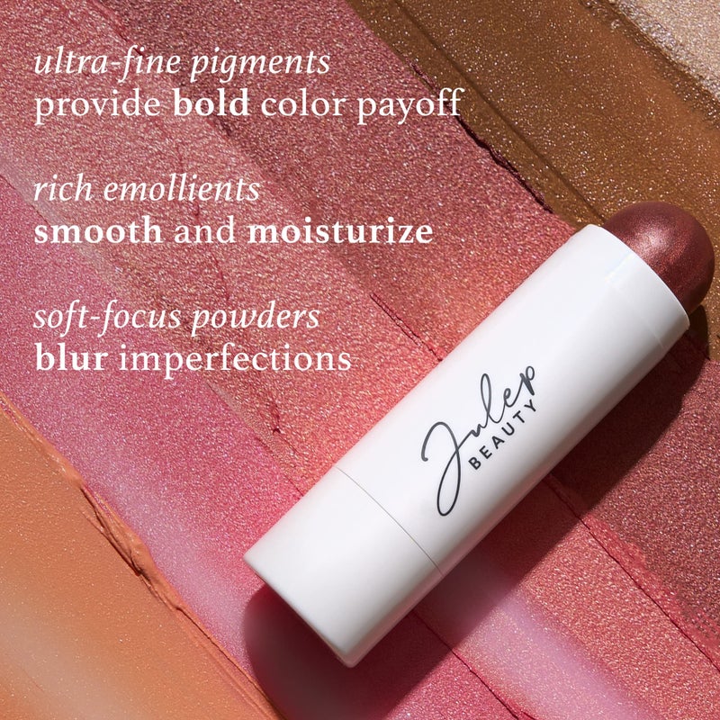 Julep Skip The Brush Cream to Powder Blush Stick - Neutral Bronze - Blendable and Buildable Color - 2-in-1 Blush and Lip Makeup Stick - Image 4