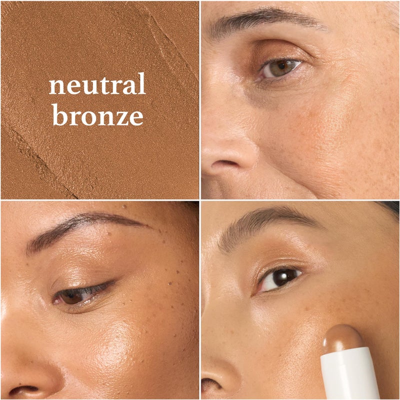 Julep Skip The Brush Cream to Powder Blush Stick - Neutral Bronze - Blendable and Buildable Color - 2-in-1 Blush and Lip Makeup Stick - Image 2