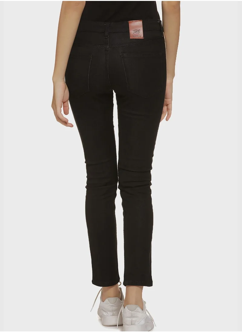 Campus Sutra Jeans with Side Stripes
