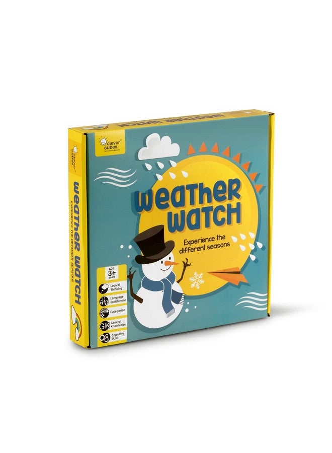 Clever Cubes Clever Cubes Weather Watch, Fun Learning Games for Kids, Activity Games, Best Return Gifts Multicolor  - Image 2