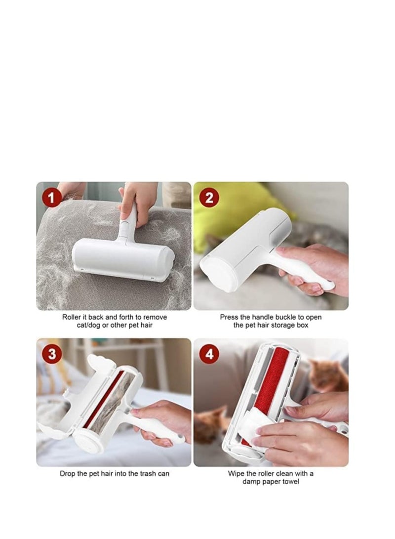 Generic Pet Hair Remover Roller, Reusable Washable Animal Hair Removal Brush for Dogs and Cats, Easy to Self Clean the Pet Fur from Carpet, Furniture, Sofa, Rugs, Laundry, Clothes and Bedding  - Image 3